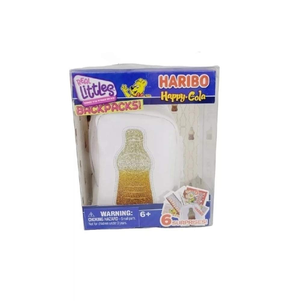 Real Littles Backpacks Haribo Happy Cola toy Backpack with 6 Surprises New Rare